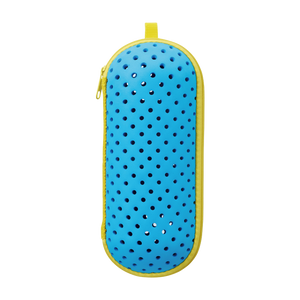 Goggle Case Sky Blue Yellow