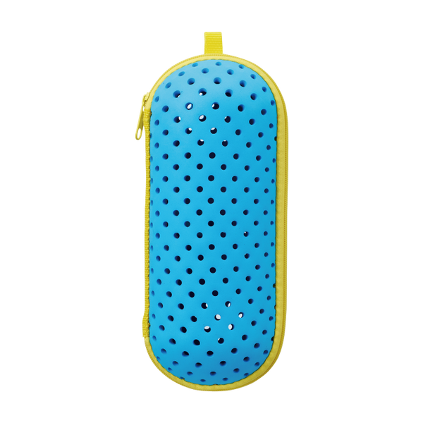 Goggle Case Sky Blue Yellow